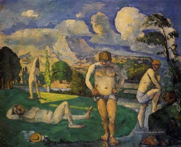 Badegäste in Ruhe 1877 Paul Cezanne Ölgemälde
